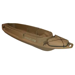 Beavertail Stealth 1200 12' Sneak Boat Marsh Brown