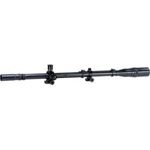 Leatherwood Hi-Lux Malcolm Gen 2 Vintage Sniper Competition Scope Rifle Scope 8x 31mm Fine Crosshair Reticle Gloss Black