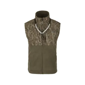 Drake Men's Eqwader Insulated Vest Mossy Oak Bottomland 2XL
