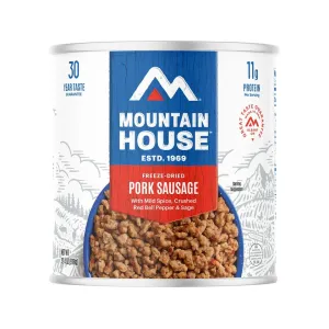Mountain House Pork Sausage with Mild Spice Freeze Dried Food #10 Can
