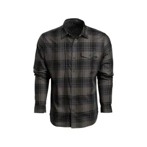 Vortex Optics Men's Trail Call Tech Flannel Long Sleeve Shirt Shadow Large
