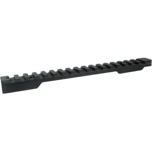 Talley 1-Piece Picatinny Style Scope Base Savage 110 Through 116 Flat Rear, Axis Long Action (6-48 Screws) Matte Black