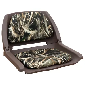 Wise Camo Padded Plastic Fold Down Boat Seat Realtree Max-5