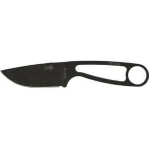 ESEE Knives Izula Fixed Blade Knife 2.63" Drop Point 1095 Black Blade 1095 Handle Black