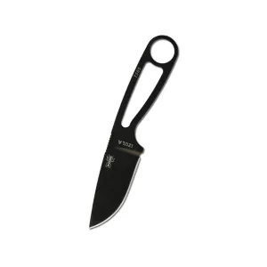 ESEE Knives Izula Fixed Blade Knife 2.63" Drop Point 1095 Powder Coat Blade 1095 Handle Black
