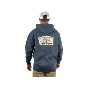 AFTCO Men's Colossal Hoodie Slate Blue Medium
