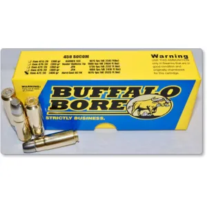 Buffalo Bore 458 Socom Ammo 405 Grain Flat Nose Box of 20