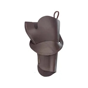 Hunter 1090 Single Loop OWB Holster Right Hand Colt Single Action Army, Ruger New Vaquero 4.75" to 5.5" Leather Antique Brown