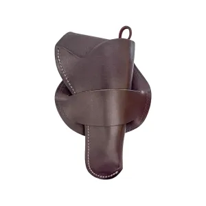 Hunter 1089 Western Crossdraw OWB Holster Right Hand Colt Single Action Army, Ruger New Vaquero 4.75" to 5.5" Leather Antique Brown