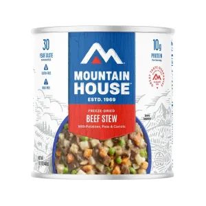 Mountain House Beef Stew Gluten Free Freeze Dried Food #10 Can