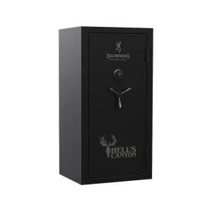 Browning Hell's Canyon Fire Resistant 33 Gun Safe with Mechanical Lock Gloss Black