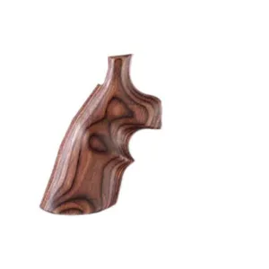 Hogue Fancy Hardwood Grips with Top Finger Groove for Taurus Medium and Large Frame Revolvers Square Butt Rosewood Laminate