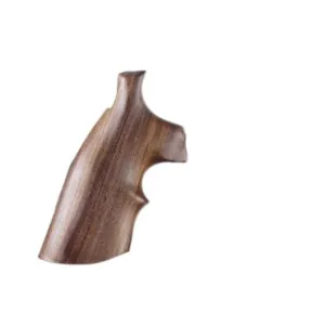 Hogue Fancy Hardwood Grips with Top Finger Groove for Taurus Medium and Large Frame Revolvers Square Butt Pau Ferro