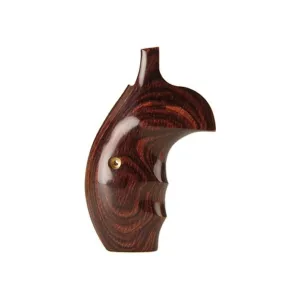 Smith & Wesson Grips with Finger Grooves S&W K, L-Frame Round Butt Rosewood