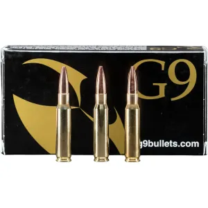 G9 Defense 308 Winchester Ammo 145 Grain Solid Hollow Point Lead Free Box of 20
