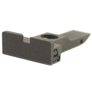 Kensight Adjustable 1911 Rear Sight Elliason Cut Steel Black Square Blade Fully Serrated