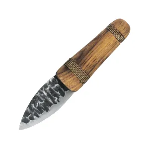 Condor Knives OTZI Fixed Blade Knife 2.27" Spear Point 1095 Black Blade Hickory Handle