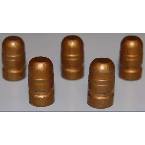 Missouri Bullet Company Cast Lead 38 Caliber (358 Diameter) Bullets 158 Grain Flat Point with Cannelure Box of 500