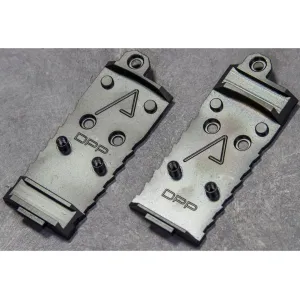 Agency Arms Optic System (AOS) Plate for Glock Leupold Deltapoint Pro Chamfered Dovetail Forward of Optic Steel Black DLC