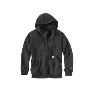 Carhartt Men's Rain Defender Loose Fit Heavyweight Quarter Zip Hoodie Carbon Heather XL
