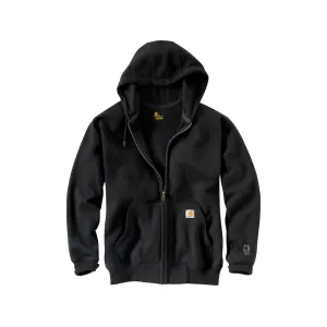 Carhartt Men's Rain Defender Loose Fit Heavyweight Full Zip Hoodie Black Large