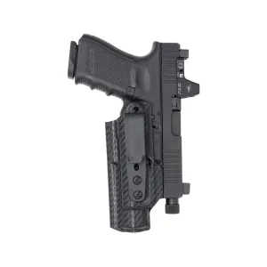 Rounded XFER IWB Holster Ambidextrous Streamlight TLR-1 Kydex Carbon Fiber