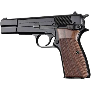 Hogue Fancy Hardwood Grips for Browning Hi-Power Checkered Pau Ferro