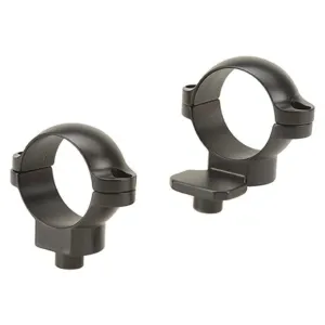 Leupold Quick Release Extended 1" Scope Rings Matte Black Medium