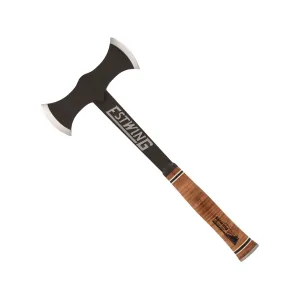 Estwing Black Eagle Double Bit Axe Leather Handle