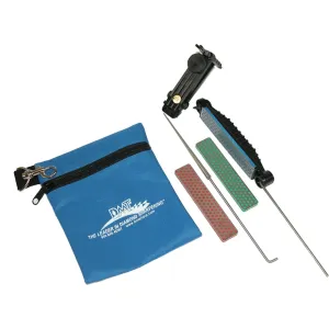 DMT Sharpeners Aligner Deluxe Knife Sharpening Stone Kit Coarse, Fine, Extra-Fine, Serrated