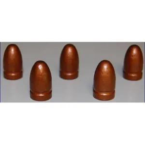 Missouri Bullet Company Cast Lead 38 Caliber (357 Diameter) Bullets 135 Grain Round Nose with Cannelure Box of 500