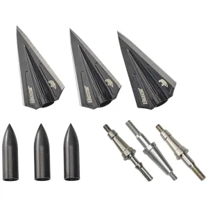 Bear Archery RazorHead VWS Single Bevel Fixed Blade Broadhead