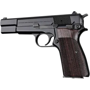Hogue Fancy Hardwood Grips for Browning Hi-Power Checkered Rosewood