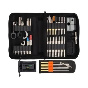 Fix It Sticks Field Armorer's All-In-One Large, Small Torque Driver Kit with Bore Obstruction Cleaning Rod Kit and Bubble Levels