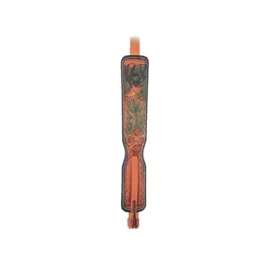 Hunter Custom Padded Deer Design Leather Rifle Sling Brown