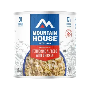 Mountain House Fettuccine Alfredo with Chicken Freeze Dried Food #10 Can
