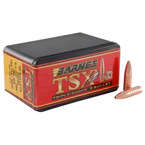 Barnes TSX (Triple-Shock X) 9.3mm, 360 Number 2 (366 Diameter) Bullets 286 Grain Solid Hollow Point Box of 50