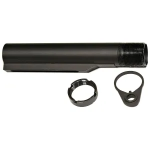 Noveske AR-15, LR-308 Carbine Buffer Tube with QD End Plate Aluminum Black