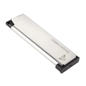 Wilson Combat Vickers Duty 1911 Government, Commander Magazine ETM-V with Low Profile Aluminum Base Pad 45 ACP 8-Round Stainless Steel