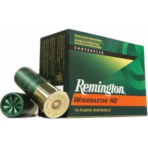 Remington Wingmaster HD Waterfowl 12 Gauge Ammo 3" #4 Tungsten Shot 1-1/4 oz Box of 10