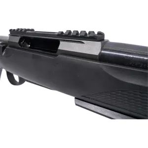 Salmon River Solutions Tikka T3x 1 Piece Picatinny Scope Base Standard Length 20 MOA with Integrated Recoil Lug Matte Black