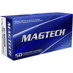 Magtech 357 Magnum Ammo 125 Grain Full Metal Jacket Case of 1000 (20 Boxes of 50)