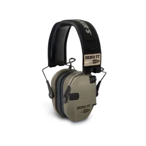Walker's Razor Slim Patriot Send It Electronic Ear Muffs Flat Dark Earth
