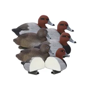 Higdon Standard Foam Filled Red Head Duck Decoy Polymer 6PK