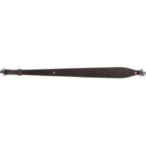 Browning John M. Browning Signature Leather Rifle Sling with Swivel Brown
