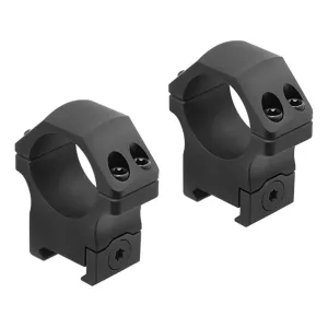 UTG Pro P.O.I Picatinny 30mm Scope Rings Matte Black Medium