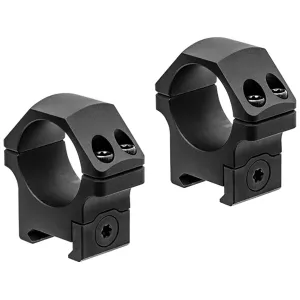 UTG Pro P.O.I Picatinny 30mm Scope Rings Matte Black Low