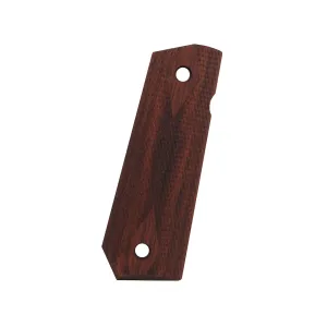 Ed Brown 1911 Government, Commander Double Diamond Checkered Slim Line Bobtail Grips Laminate Brown