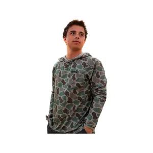 Nosler Men's Bamboo Blend Hoodie Duck Camo Medium