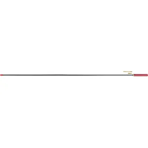 Pro-Shot Premium 1-Piece Coated Micro-Polished Gun Cleaning Rod 27 Caliber 42" Stainless Steel 8-32 Thread with Patch Holder